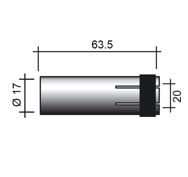 Hubica MIG 240A /MC300/145.0047-ZVAR/ 63,5mm/17mm/valcová