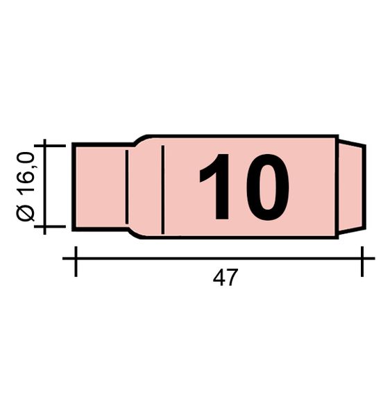 Hubica TIG Gr. 10 16,0 /TC0007/10N45/527.2610.0/701.0113-ZVAR/ TIG17/18/26