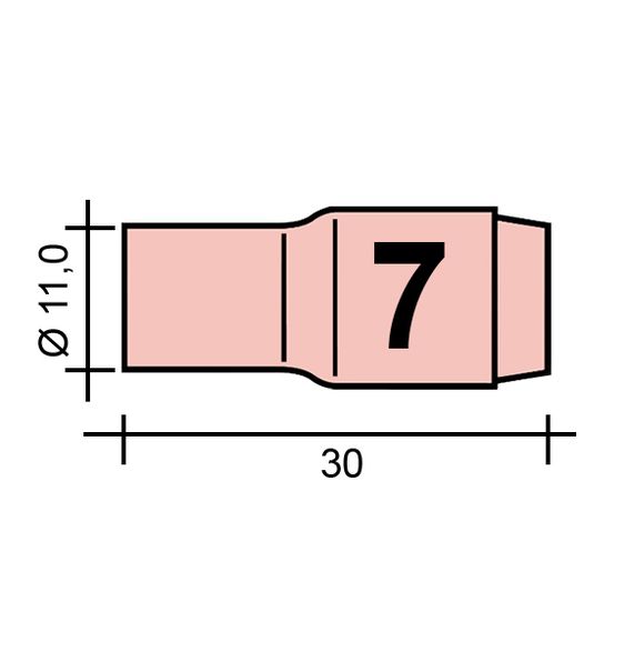 Hubica TIG Gr. 7 11,0 /TC0015/13N11/527.4507.0/701.0284-ZVAR/ TIG9/20