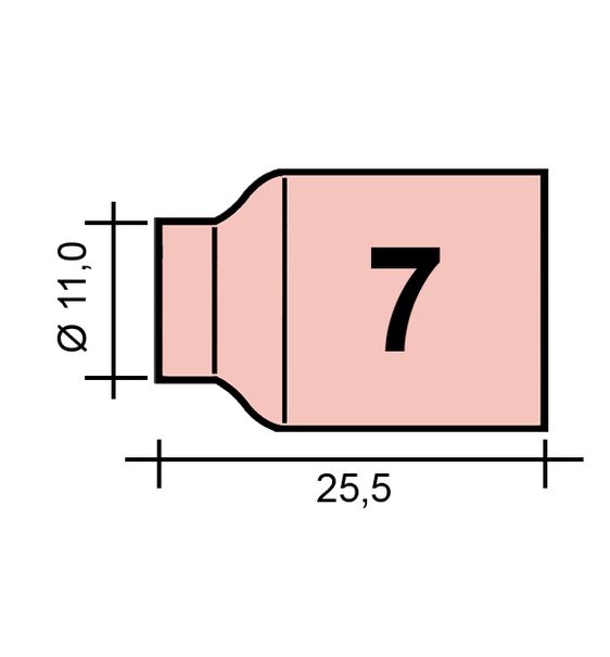 Hubica TIG Gr. 7 11,0 /TC0044//53N61/527.0107.0/701.0320-ZVAR/ TIG9/20