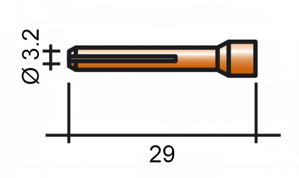 Klieština 3,2 29mm /TD0002-32/701.1224/525.3273.2/LORCH/ TIG/17/18/26 