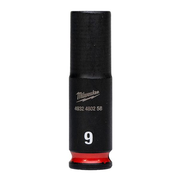 Kľúč nástrčný 1/4" - Hex 9mm SHOCKWAVE™ predĺžený Milwaukee /4932480258/